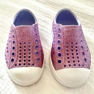 NWOT! Native Sparkly Toddler Jefferson Slip-On Shoes